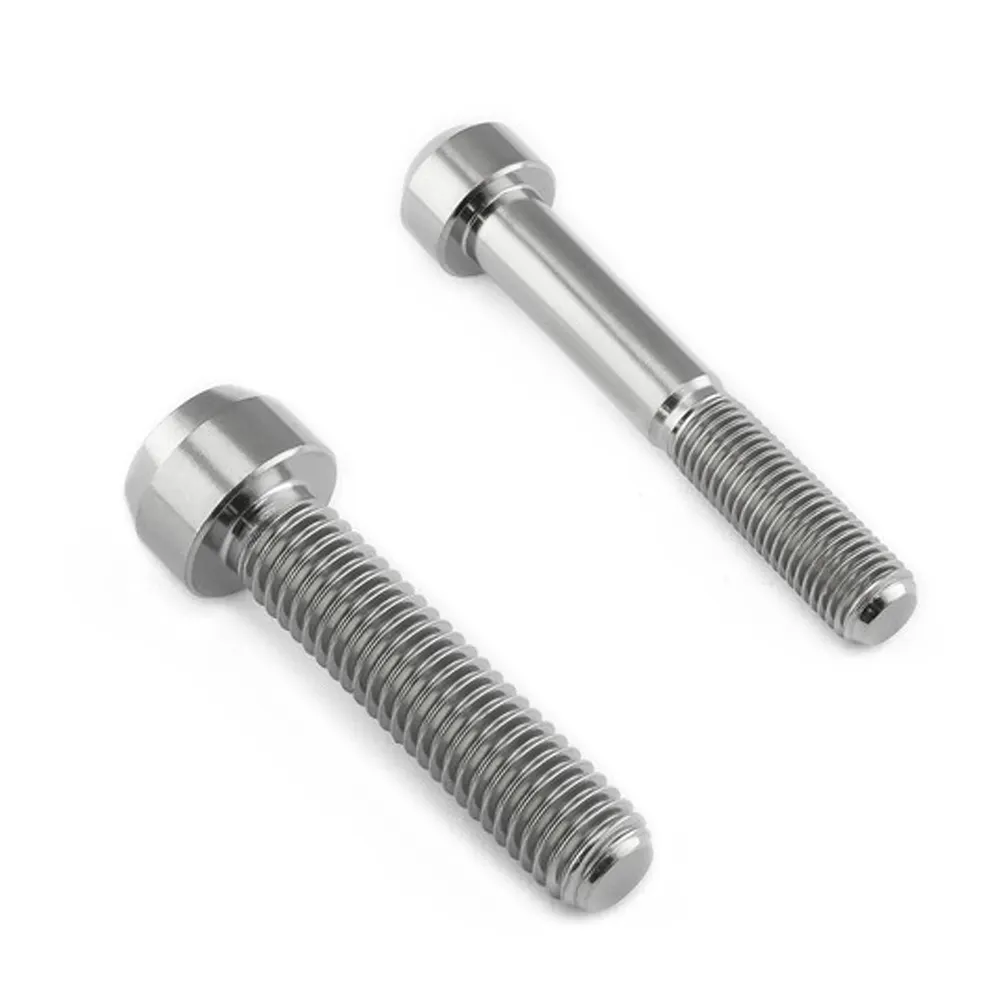 Titanium Torx Bolts For Motorcycle Set Plow Custom Bullet Iso7380 Din931 M10 M14 Hex Gr 2 Hexagon Socket Tapered Titanium Bolt