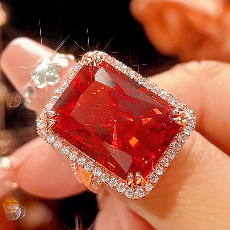 Red diamond ring