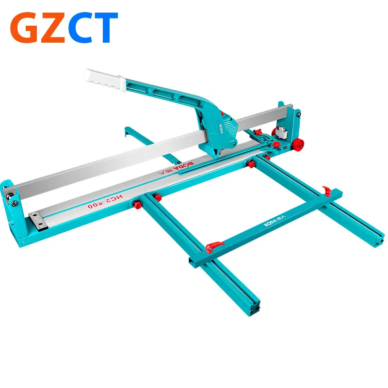 Boda 600/800/1000/1200/1600/1800mm manuel kiremit kesici testere yüksek hassasiyetli lazer kızılötesi manuel itme bıçağı karo kesme makinası