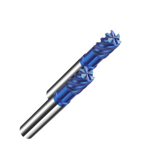 4-Blade 70HRC Tungsten çelik Altin kaplama ODM ve OEM özelleştirilebilir özel CNC kesici ile freze kesicisi CNC paslanmaz çelik - Product Image 3
