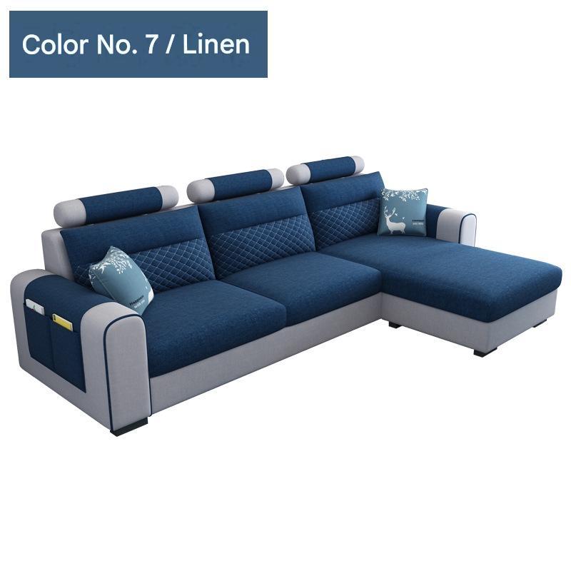 Navy Blue Linen