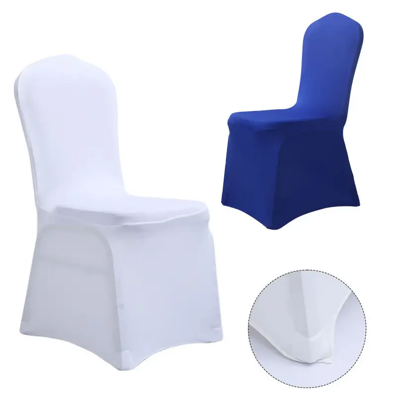 백색 스판덱스 의자 덮개/백색 결혼식 의자 덮개
