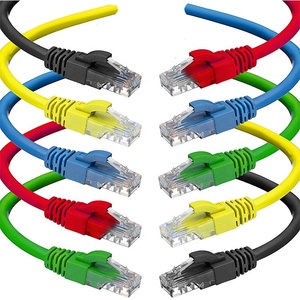 Fábrica de alta flexibilidad Cat5e Cat6 Cable Utp Ftp Sftp Red Cat5 Cable de conexión Cable Ethernet Rj45 Conector Lan Cable - Product Image 1