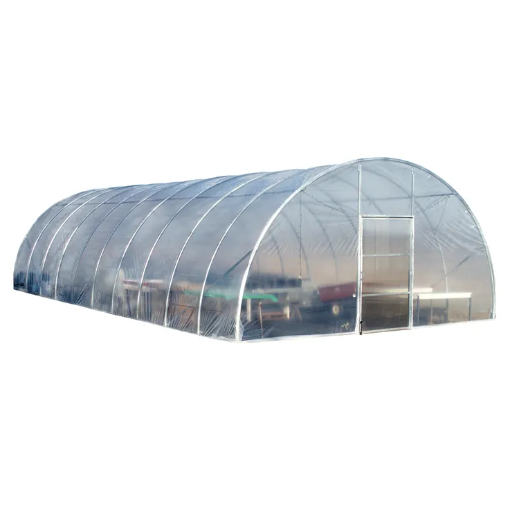 One one agriculture farming complete greenhouse grow tent Arch shape high tunnel green house for crops planting/nursery