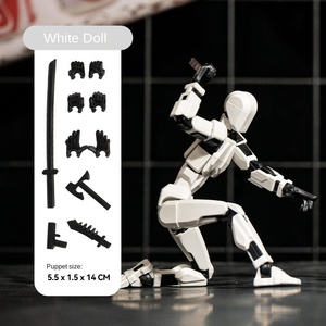 Hand-Made 3D Printed 13 Multi-Joint Action Figure New ODM PVC Material Lucky Frozen Robot Decompression Artifact Assembly <strong>Toy</strong> - Product Image 6