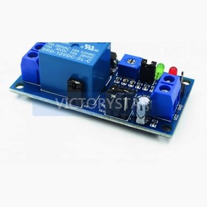 12V normally open trigger <strong>delay</strong> relay circuit module vibration alarmThe 12V normally open trigger <strong>delay</strong> relay <strong>delay</strong> circuit modu - Product Image 2