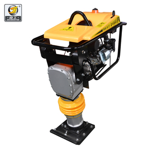 Hcr110 palu penekan bergetar bensin Jumper konstruksi jalan raya pemadat penekan Rammer dengan komponen mesin Motor inti - Product Image 1
