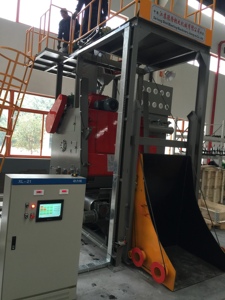 Q32 Elektrische Caterpillar-Strahl maschine Automatisches Laden Entladen Neuer gebrauchter Zustand Stahlkugel-SPS-Kern - Product Image 6