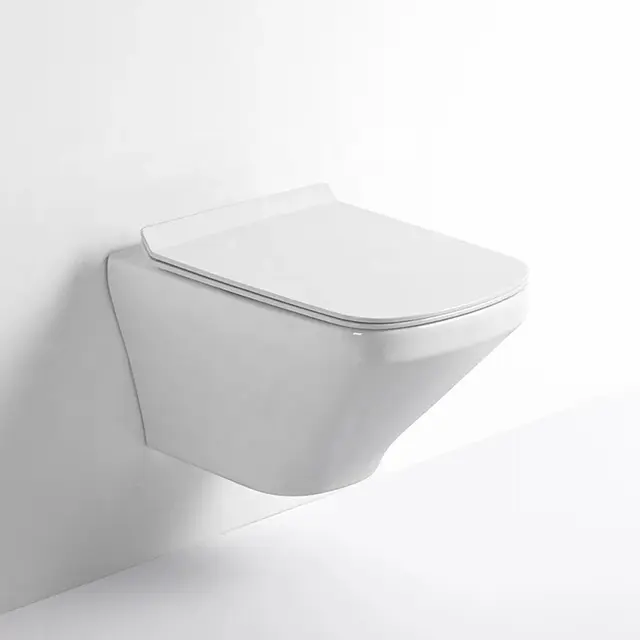 Bagno moderno senza montatura a muro Wc Wc appeso a parete Wc