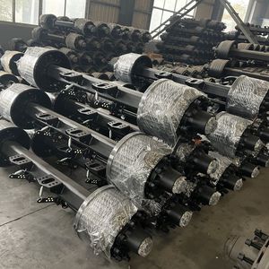 性能良好的德国式半挂车轴全套拖车桥，带后半挂车零件 - Product Image 5