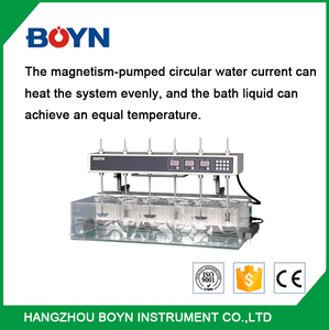 Probador de disolución de tabletas con bomba de magnetismo de laboratorio, 8 recipientes, con prueba automática y función de alarma automática - Product Image 5