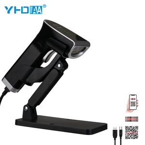 Freisprech-2D-Qr-Barcodeleser Lector De Codigo De Barras USB-Kabel-Barcode-Scanner mit verstellbarem Ständer - Product Image 1