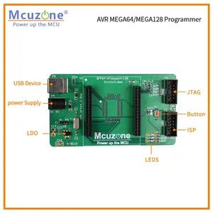 <strong>USB</strong> AVR ATMEGA64A/ATMEGA128A <strong>Programmer</strong> Adaptor JTAG <strong>ISP</strong> Custom - Product Image 5