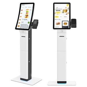 Self Payment Curved Kiosk <strong>Android</strong> Windows J6412 J4125 RK3568 RK3588 <strong>Multi</strong> <strong>Functional</strong> Kiosk Machine - Product Image 2