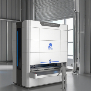 Eficiente sistema de estanterías de metal de almacén automático inteligente VLM Runze unidad de transferencia de contenedores estante equipo de carga y almacenamiento