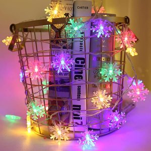 Wholesale <strong>Led</strong> <strong>Snowflake</strong> Lights <strong>String</strong> Full of Star fairy <strong>Snowflake</strong> <strong>String</strong> Lights - Product Image 5