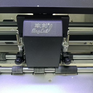 ZKSVD370เซอร์โวมอเตอร์ความเร็วสูง1600มิลลิเมตร/วินาทีเครื่องตัดสองหัวกล้อง CCD แบบเต็มตัด + A4สติกเกอร์ตัดพล็อตเตอร์สำหรับจูบกระดาษ - Product Image 5