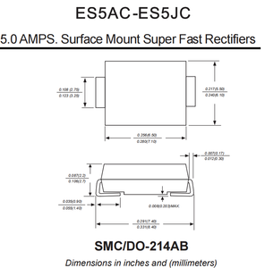 Smcj16ca bề mặt gắn Điện áp thoáng qua Suppressor điện 1500 Watt DO-214AB - Product Image 4