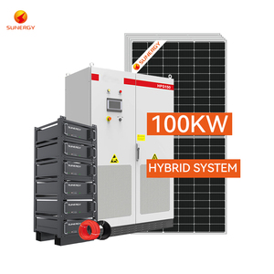 Sunergy 100KW Hybrid Power <strong>System</strong> Monocrystalline Silicon for Commercial MPPT <strong>PWM</strong> Lithium Ion - Product Image 1