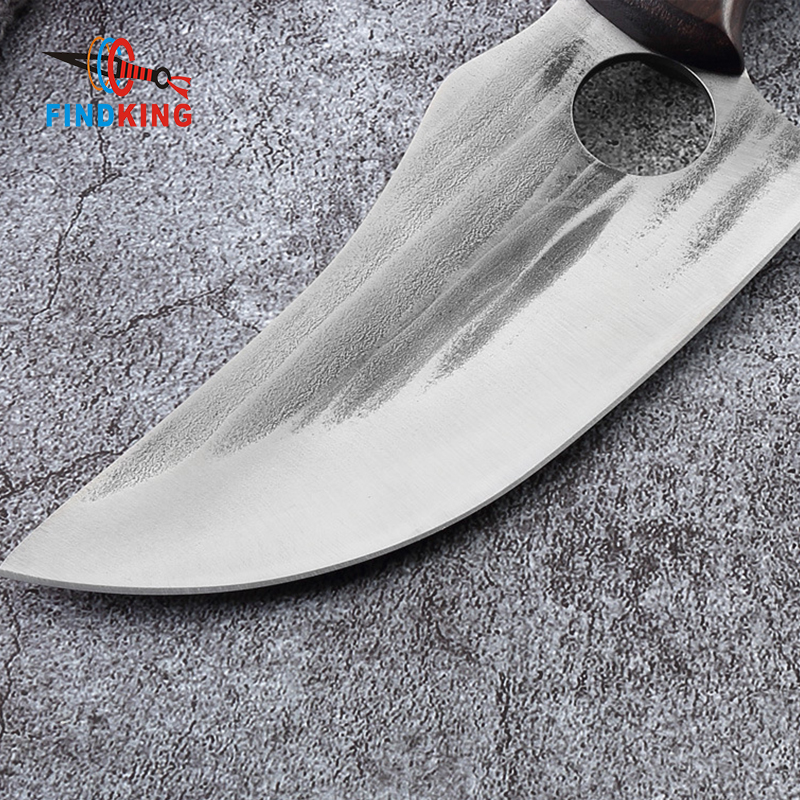 FINDKING Butcher Knife 5Cr15Mov Stainless Steel Chef For Cutting Professional 6 Inch Kitchen knife With Ebony Wood
