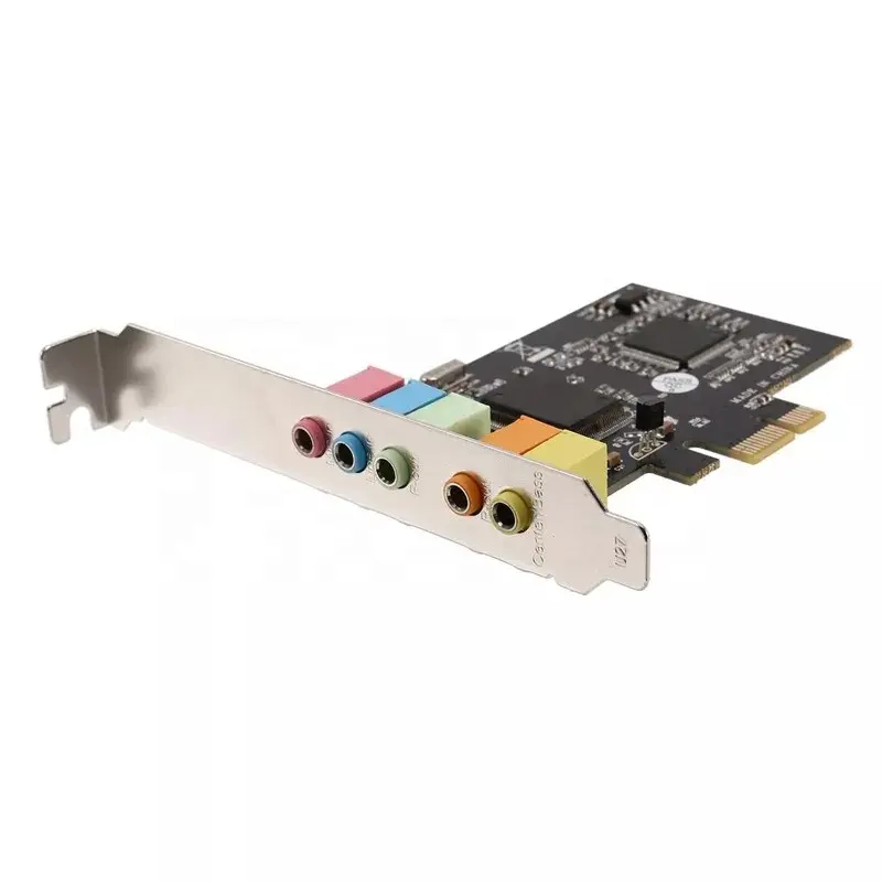 Modul kartu suara PCI-E X1 CMI8738 chip 32/64 bit kartu suara template stereo