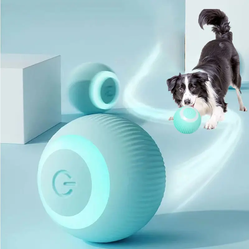 Jouets électriques balle intelligente pour chien, jouets pour chat, petits chiens, balle roulante automatique amusante, Auto-mobile, jeux pour chiot, jouets, accessoires pour animaux de compagnie