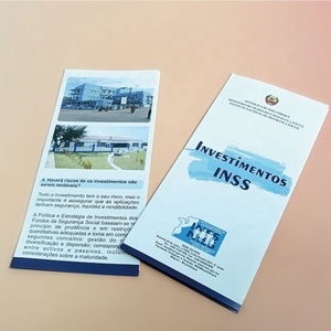 定制说明迷你小册子目录折叠小册子广告传单印刷 - Product Image 3