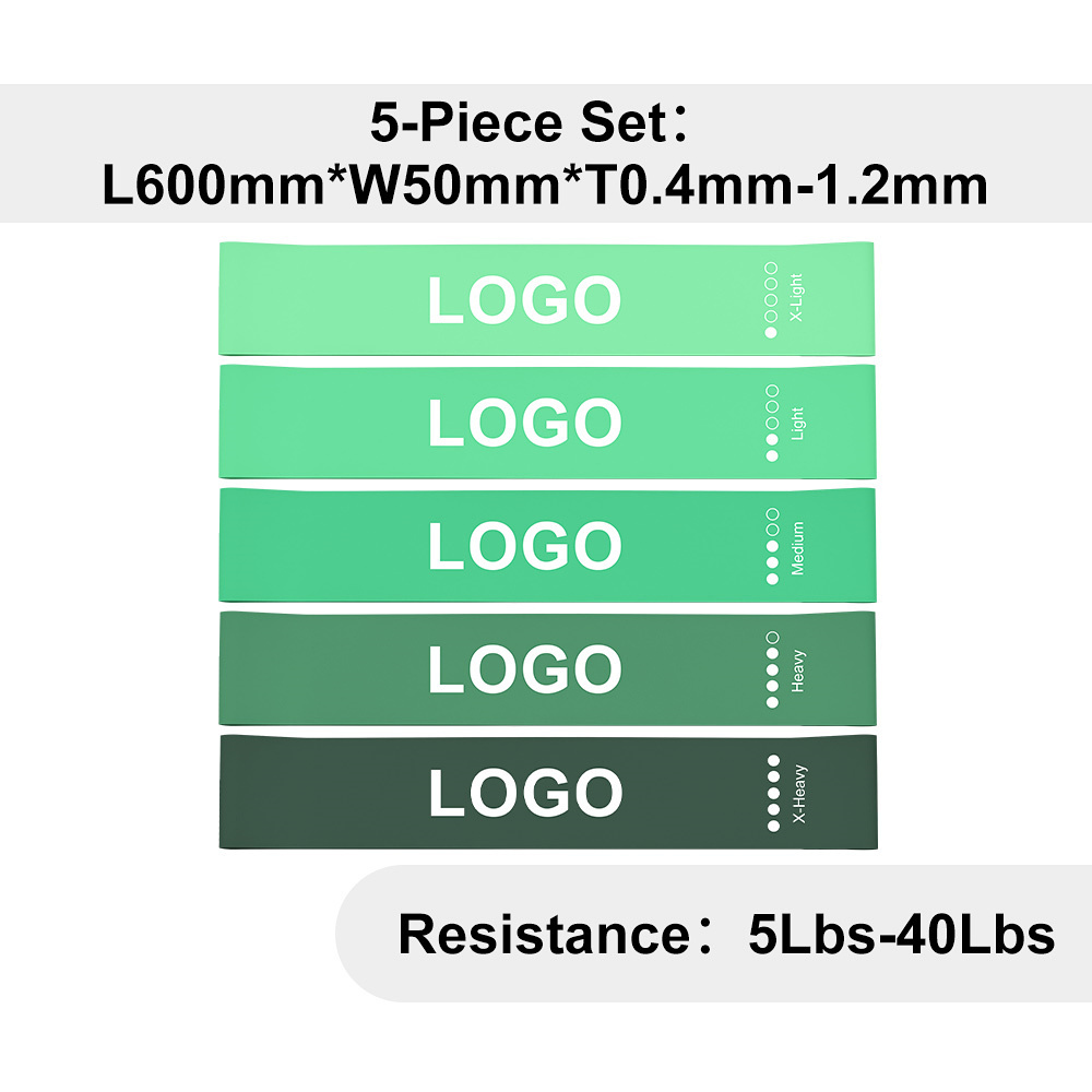 Gradient-Green 5Pcs Set