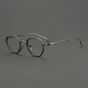 Kmn1235 Cao End Tinh Khiết Titan Khung Quang Học Cổ Phiếu Sẵn Sàng Cho Nam Giới Và Phụ Nữ Titan Khung Kính Một Mảnh Mũi Pad - Product Image 3