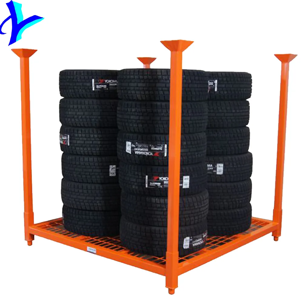 Tùy chỉnh Stack lốp lốp thép bài Pallet giá