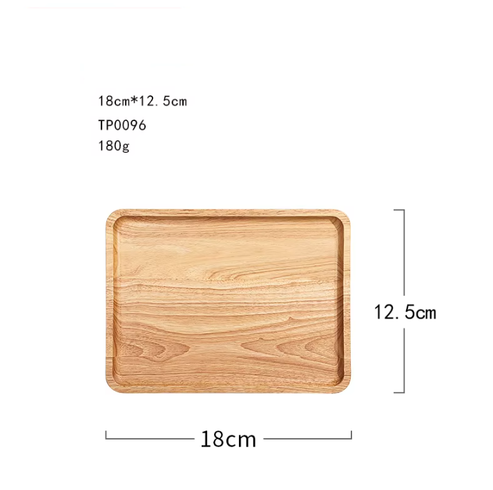 Madera maciza rectangular 18*12,5cm