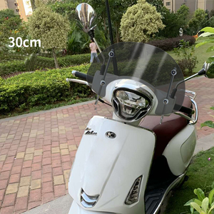 Motorcycle Front Windshield for <strong>Kymco</strong> LIKE <strong>150</strong> Any Like Q150 Front Windshield Modification Chest Protection Heightened - Product Image 4