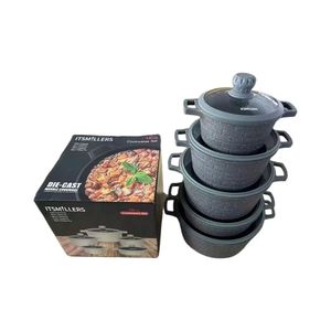 库存10件20/24/28/32/28厘米锅套烹饪炊具食品容器铝合金不粘炊具套装 - Product Image 3