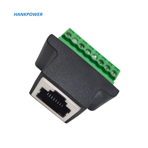 <strong>Ethernet</strong> RJ45 Female to Screw Terminal 8 Pin for CCTV DVR Adapter Connector - Product Image 2