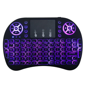 Teclado i8 air mouse 2,4 GHz, 7 colores, fabricante, precio directo de fábrica