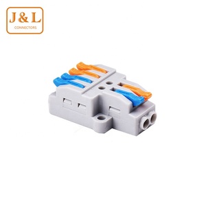 Hot 4 Square 32A Terminal de rama Conector rápido Bloque de terminales de empuje - Product Image 2