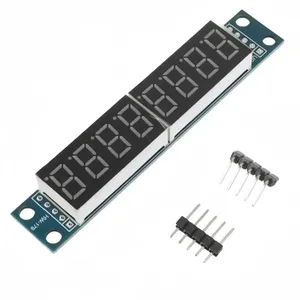 MAX7219 Punktmatrix-Modul Mikrocontroller-Anzeige modul MCU-LED-Anzeige steuer modul Für Arduino 5-V-DIY-Kits 4 in 1 Rot/Grün - Product Image 4