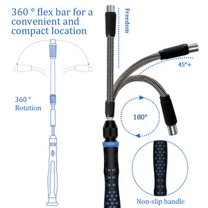E-Durable ชุดเครื่องมือซ่อมไขควง118 In 1,ชุดเครื่องมือซ่อมพร้อมชุดไขควงแม่เหล็กขนาดเล็กพร้อมกระเป๋าผ้าออกซ์ฟอร์ด - Product Image 3