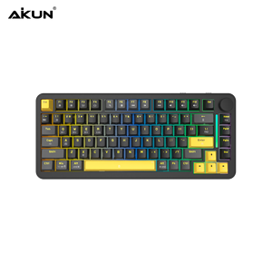 Triple Mode Wireless Rechargeable Gaming <strong>Keyboard</strong> with <strong>Mechanical</strong> Switch-Gasket 5 Structure-RGB Backlight-Multi OS-Smart Display - Product Image 2