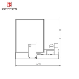 Conprofe SPV200 5 CNC eksenli freze makinesi 5 eksenli bağlantı ultrasonik işleme merkezi - Product Image 3