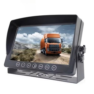 Monitor de coche de 9 pulgadas TFT AV/VGA Onput CCTV Auto retrovisor vigilancia de seguridad monitor de pantalla LCD para coche - Product Image 1