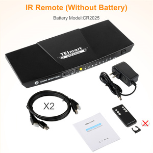 Tesmart High Quality EDID Emulators <strong>Input</strong> <strong>4</strong> <strong>Output</strong> <strong>1</strong> HDMI <strong>KVM</strong> <strong>Switch</strong> Auto Scan 4K30Hz <strong>KVM</strong> <strong>Switch</strong> for Office