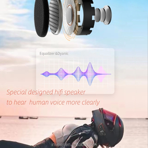 Auriculares de intercomunicador dúplex de 1000 metros IPX67 X6, auriculares para casco de motocicleta, sistema de comunicación para motocicleta, acceso a motocicleta - Product Image 4