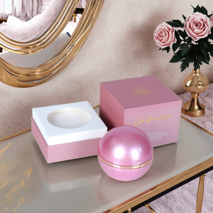 Özel Modern roman tasarım pembe lüks yüz kremi ambalaj kutuları karton ekran kızlar kozmetik cilt losyonu hediye paketleme - Product Image 1