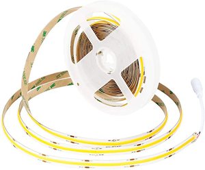 8mm Cob <span class=keywords><strong>LED</strong></span> <span class=keywords><strong>Light</strong></span> Strip Auto-adesivo Switch Interface USB TV Fundo Wall Landscape 5V PCB IP20 Cordas de luz