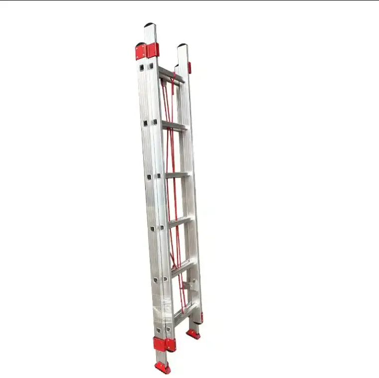 Escada De Extensão De Corda De Alumínio Pode Ser Estender Acima E Abaixo Max a 12m