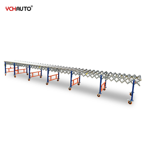 Caja de descarga de carga de línea transportadora de rodillos flexibles con carga de transferencia de energía portátil Doble dirección Rotación libre - Product Image 5