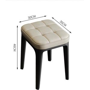 Sky-Touch đơn giản hiện đại nhựa Ghế ăn phong cách Bắc Âu cho nhà sử dụng internet người nổi tiếng ánh sáng sang trọng trang điểm bàn trang điểm - Product Image 5