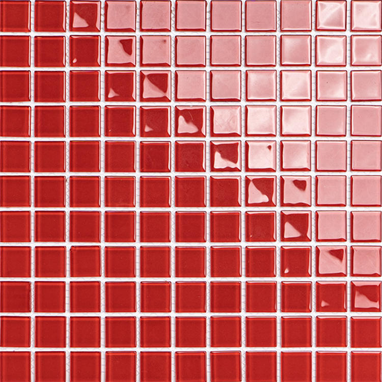 2528 red glass mosaic