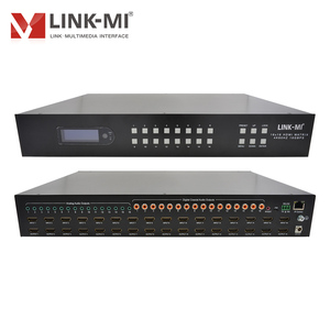 Conmutador matriz HDMI de 18Gbps 16x16 con soporte de matriz AV de audio SPDIF 4K2K 60Hz YUV 4:4:4